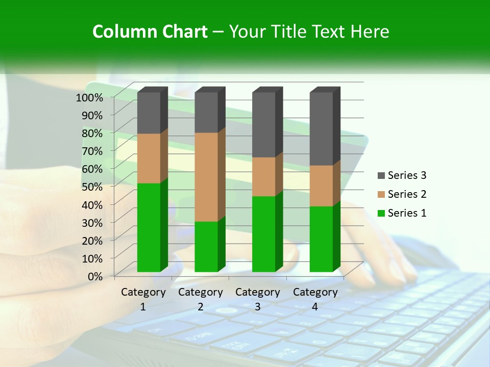 Payment On The Internet By Card PowerPoint Template