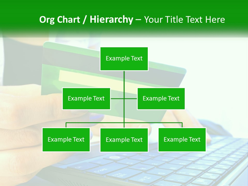 Payment On The Internet By Card PowerPoint Template