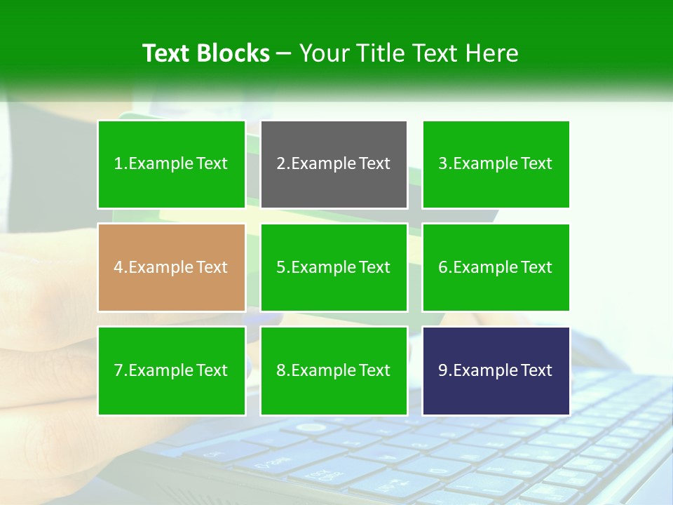 Payment On The Internet By Card PowerPoint Template