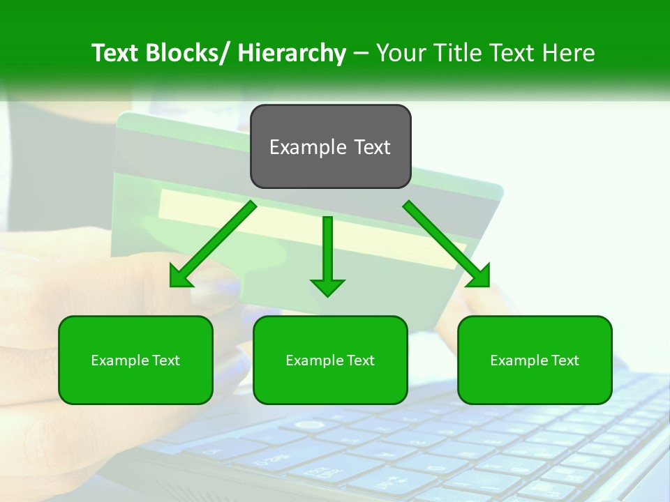 Payment On The Internet By Card PowerPoint Template