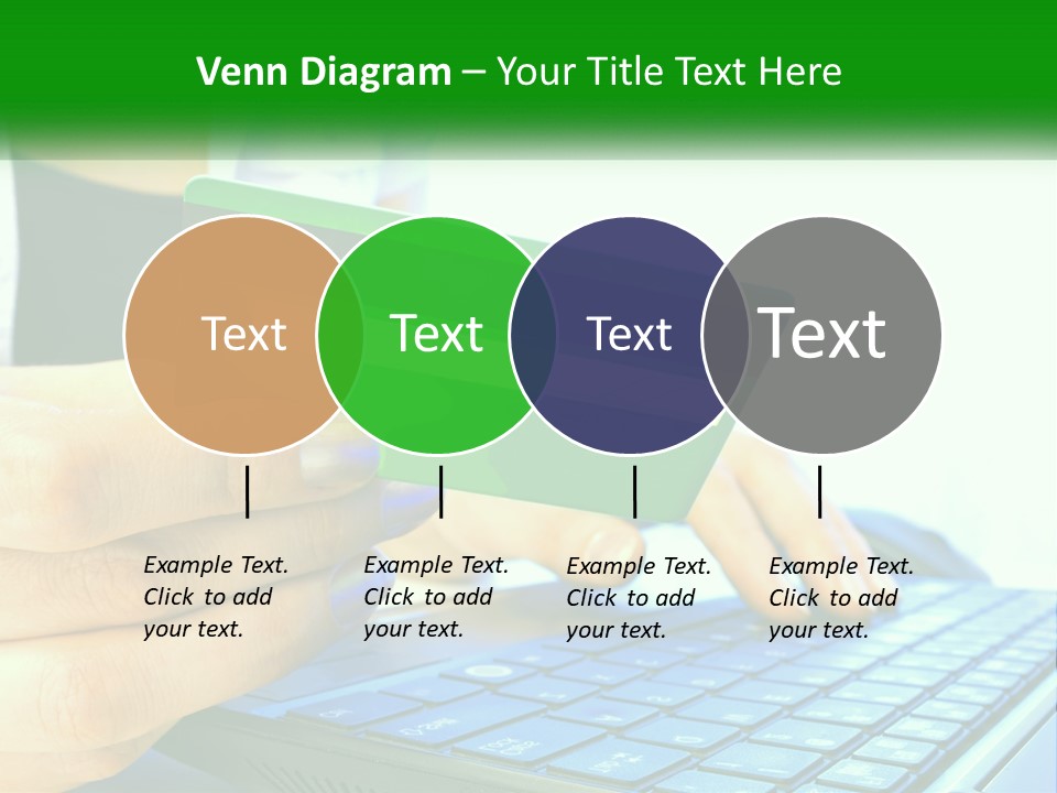 Payment On The Internet By Card PowerPoint Template