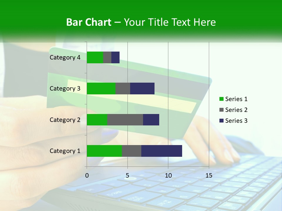 Payment On The Internet By Card PowerPoint Template