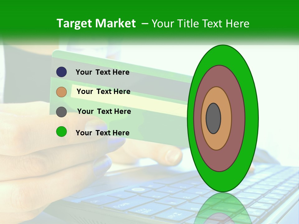 Payment On The Internet By Card PowerPoint Template