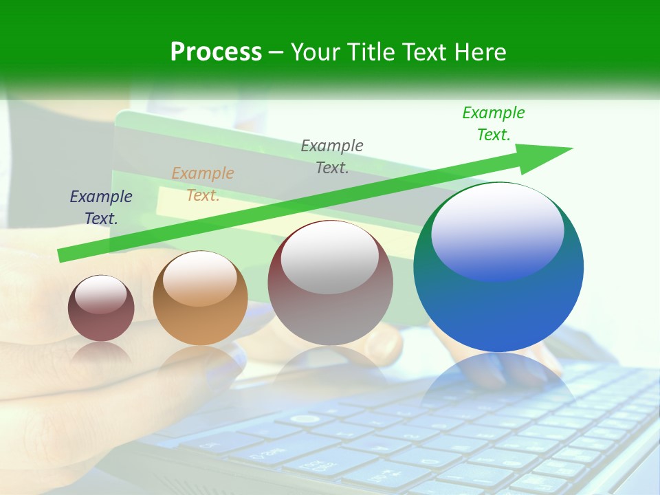 Payment On The Internet By Card PowerPoint Template
