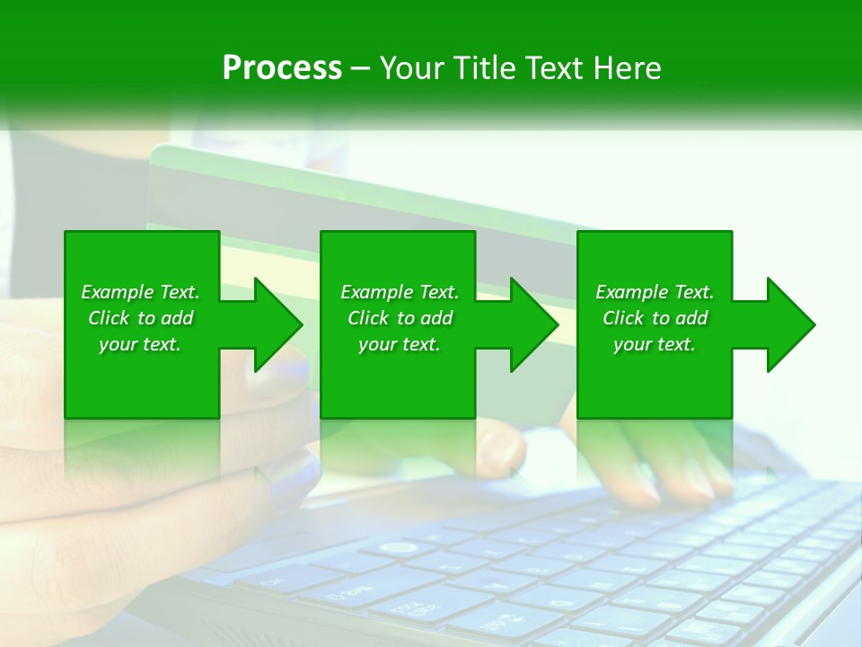 Payment On The Internet By Card PowerPoint Template