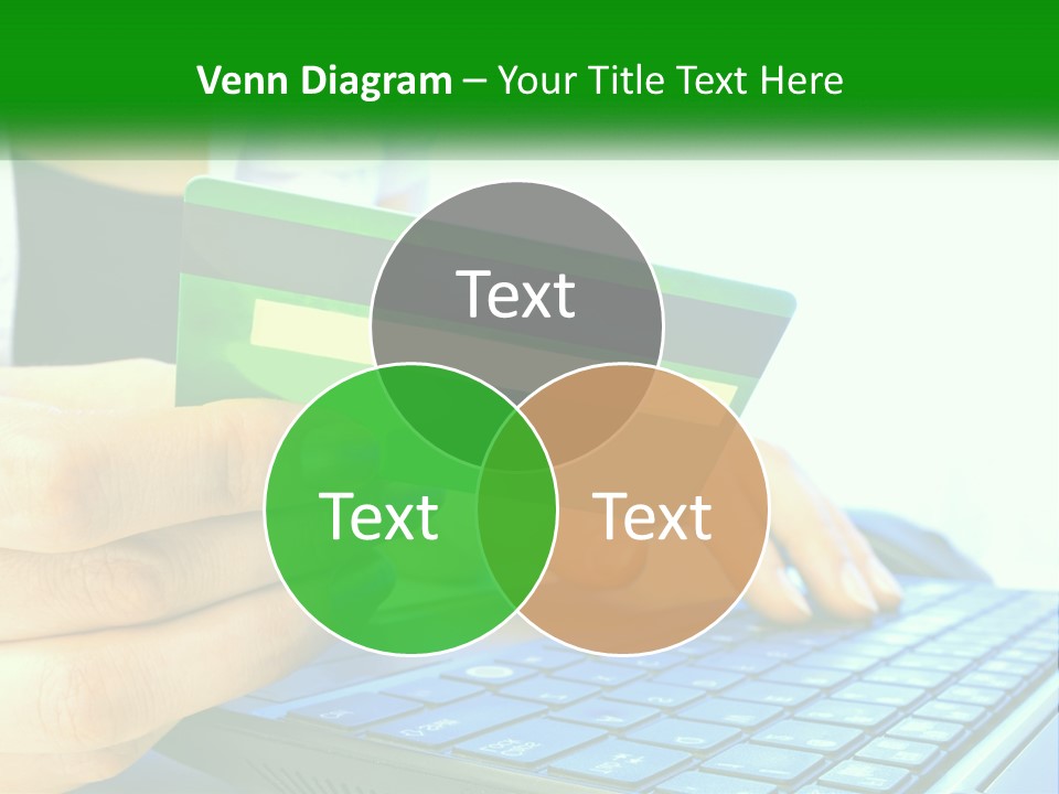 Payment On The Internet By Card PowerPoint Template