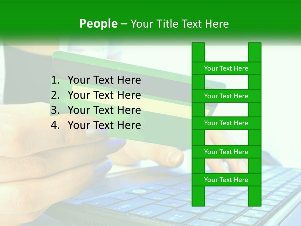 Payment On The Internet By Card PowerPoint Template