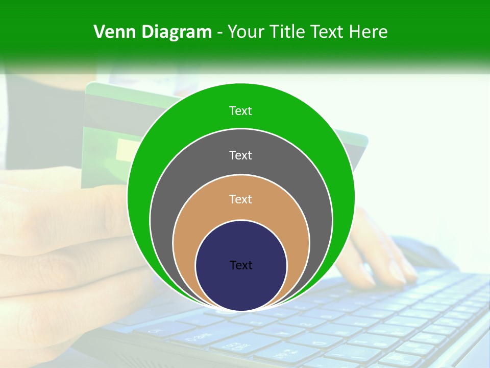 Payment On The Internet By Card PowerPoint Template