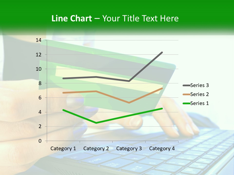 Payment On The Internet By Card PowerPoint Template