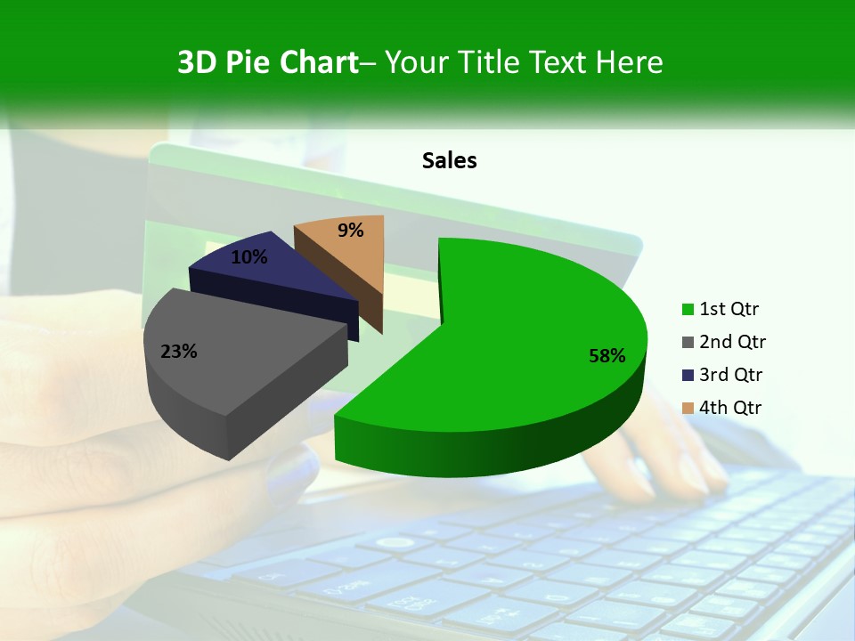 Payment On The Internet By Card PowerPoint Template
