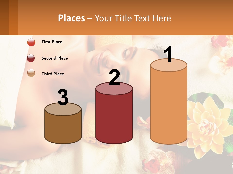 Girl On A Relaxing Massage PowerPoint Template