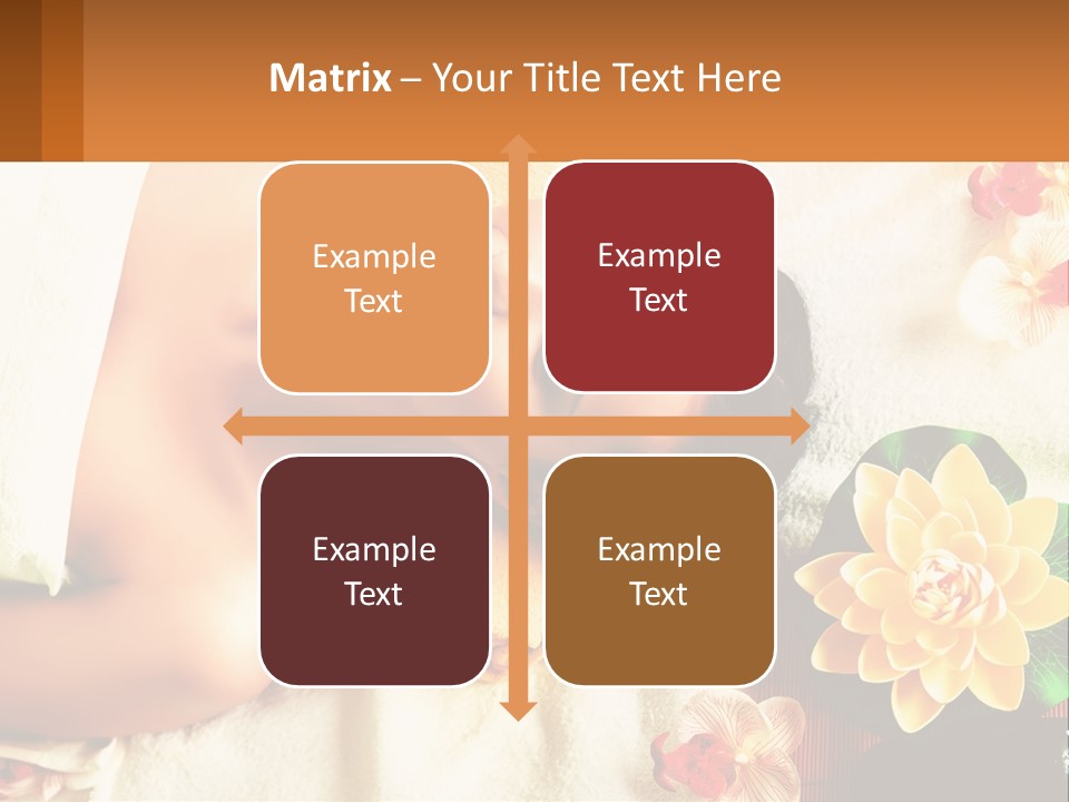 Girl On A Relaxing Massage PowerPoint Template