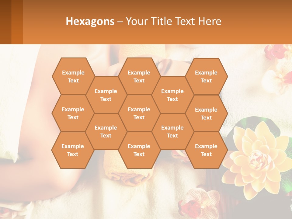 Girl On A Relaxing Massage PowerPoint Template