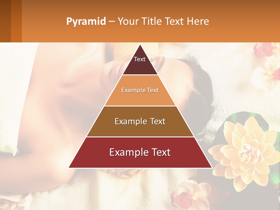 Girl On A Relaxing Massage PowerPoint Template