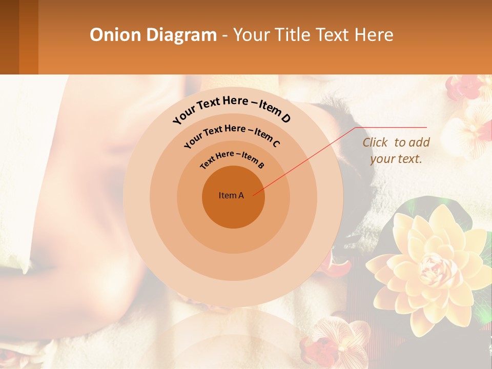 Girl On A Relaxing Massage PowerPoint Template