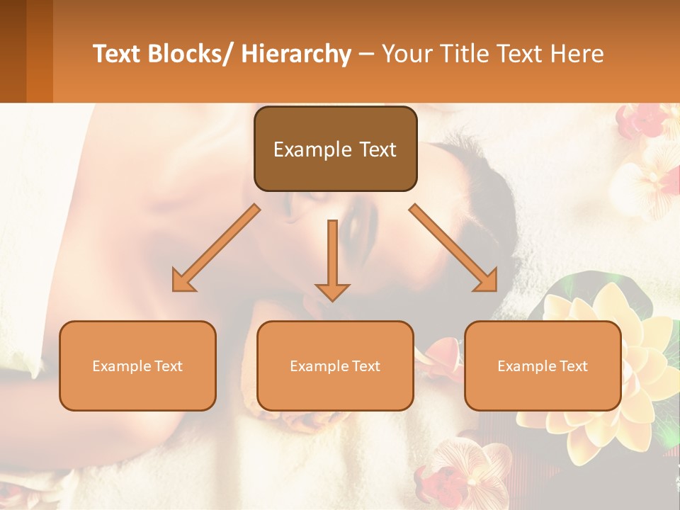 Girl On A Relaxing Massage PowerPoint Template