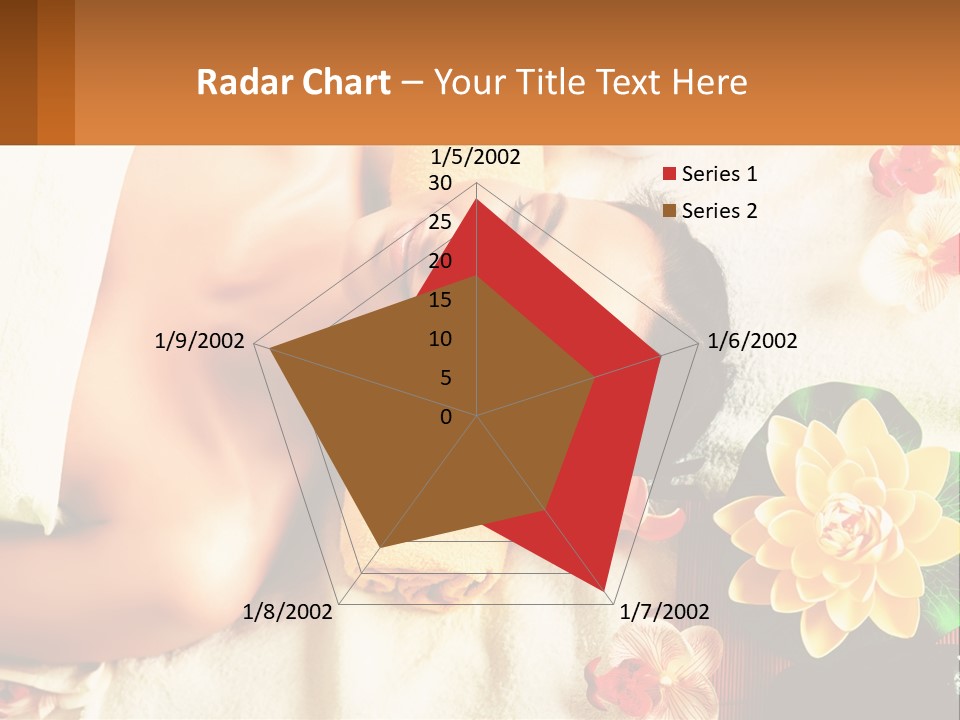 Girl On A Relaxing Massage PowerPoint Template