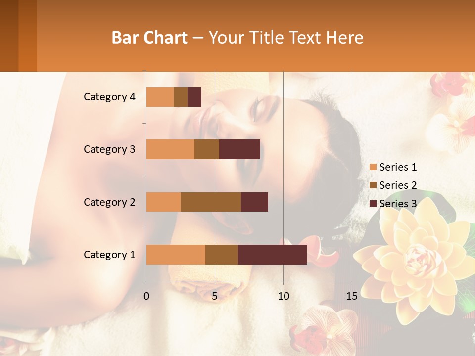 Girl On A Relaxing Massage PowerPoint Template