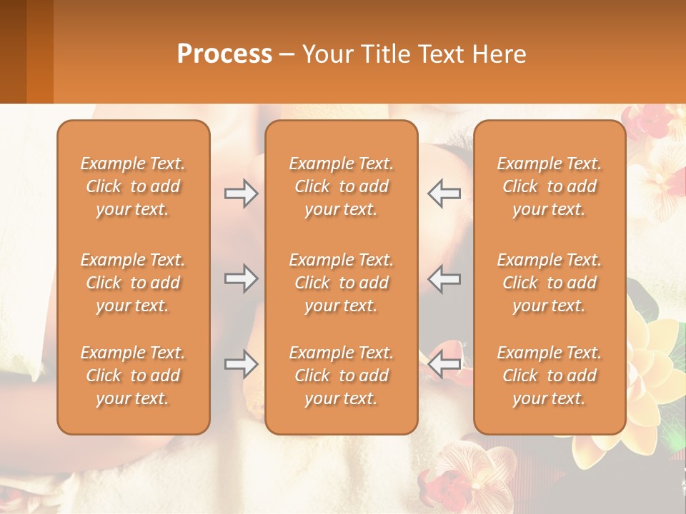 Girl On A Relaxing Massage PowerPoint Template