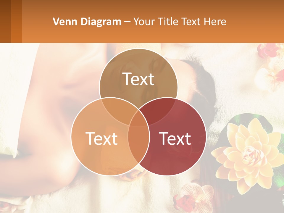 Girl On A Relaxing Massage PowerPoint Template