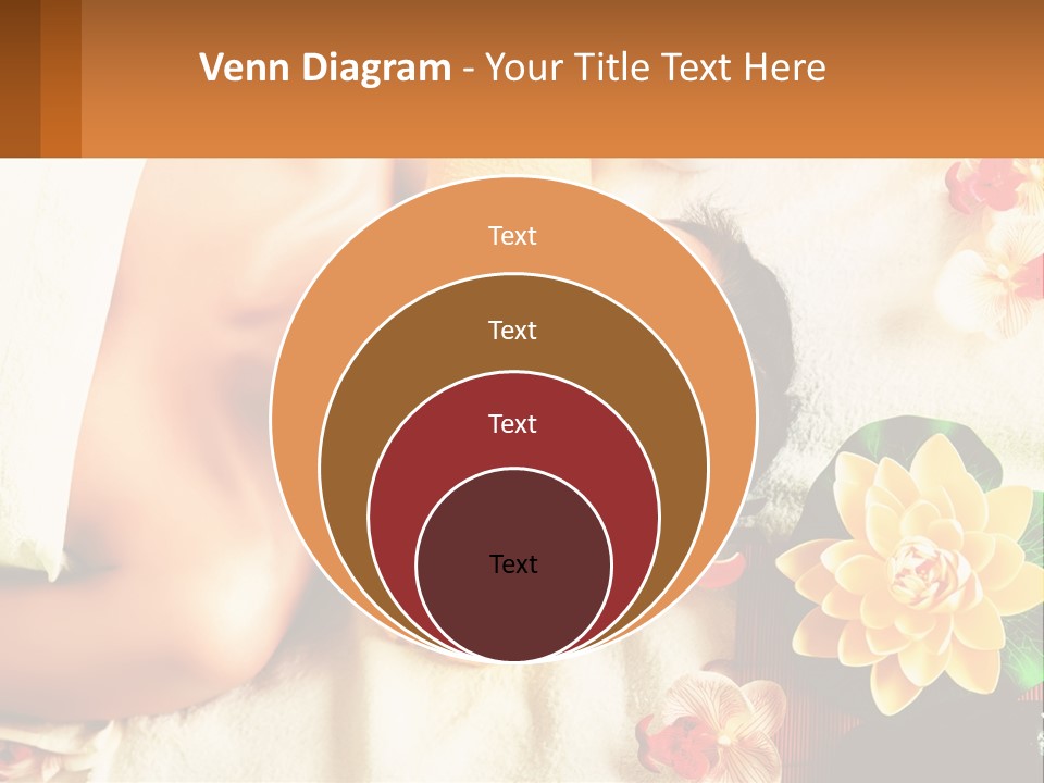 Girl On A Relaxing Massage PowerPoint Template