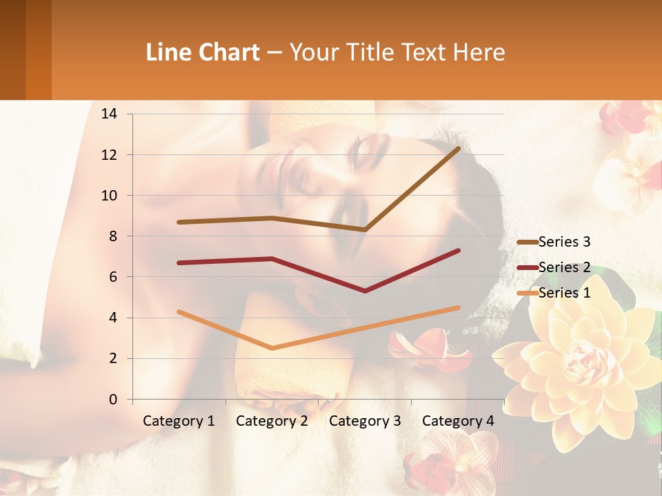 Girl On A Relaxing Massage PowerPoint Template