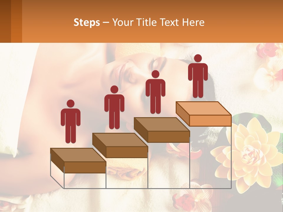 Girl On A Relaxing Massage PowerPoint Template