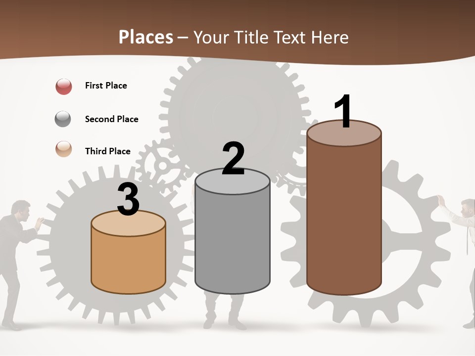 Team Work On The Project PowerPoint Template