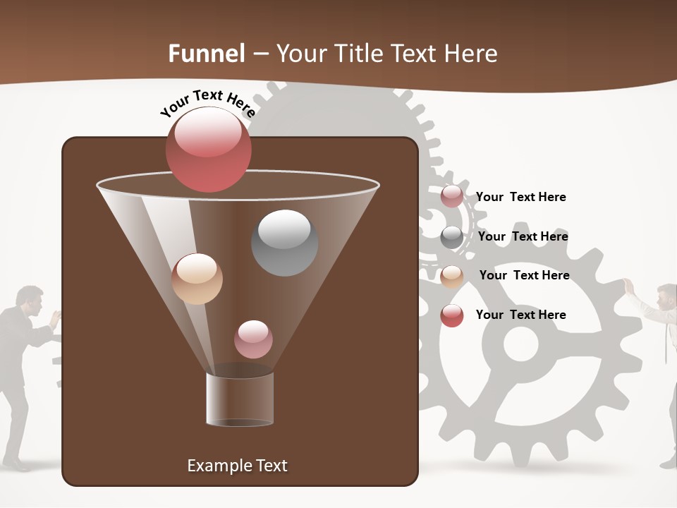 Team Work On The Project PowerPoint Template