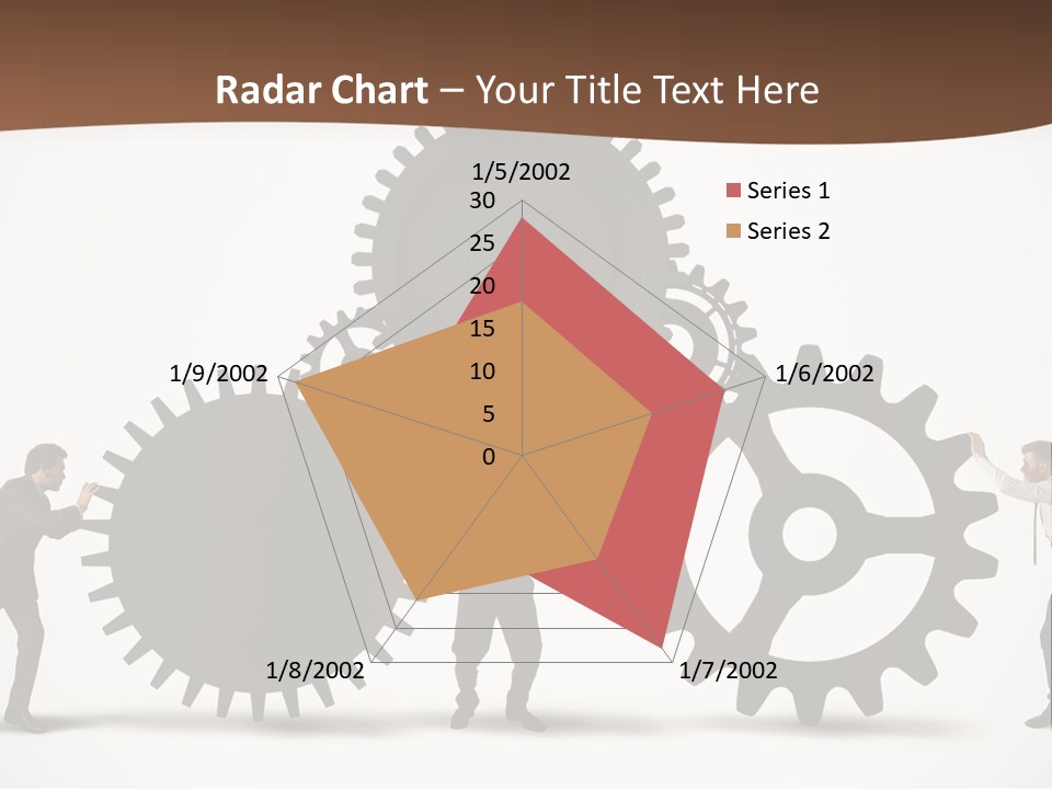 Team Work On The Project PowerPoint Template