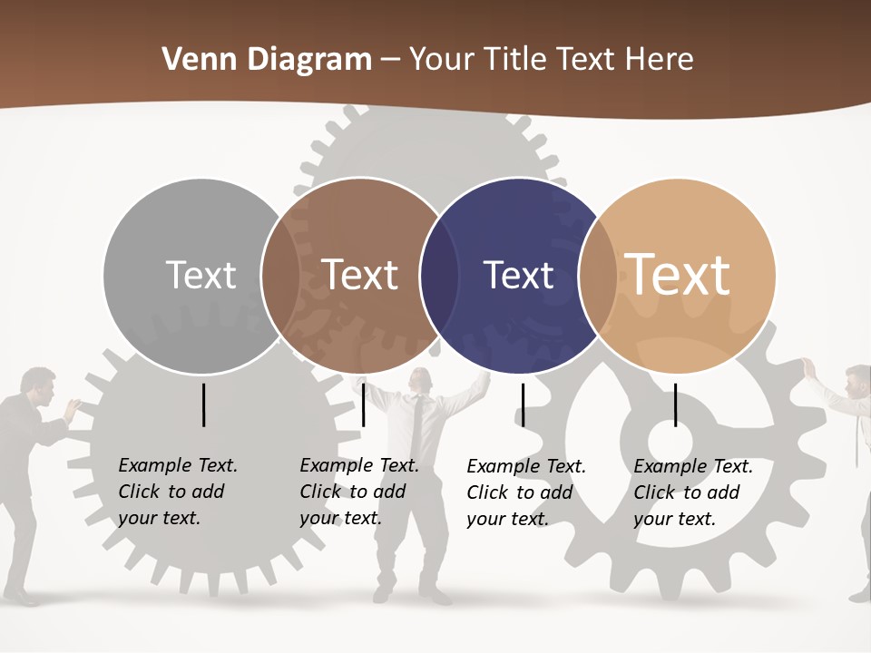 Team Work On The Project PowerPoint Template