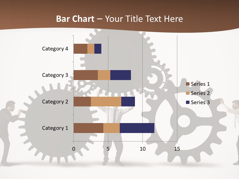 Team Work On The Project PowerPoint Template