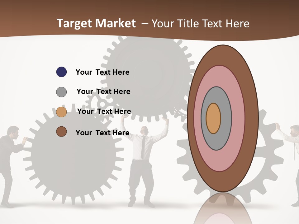 Team Work On The Project PowerPoint Template