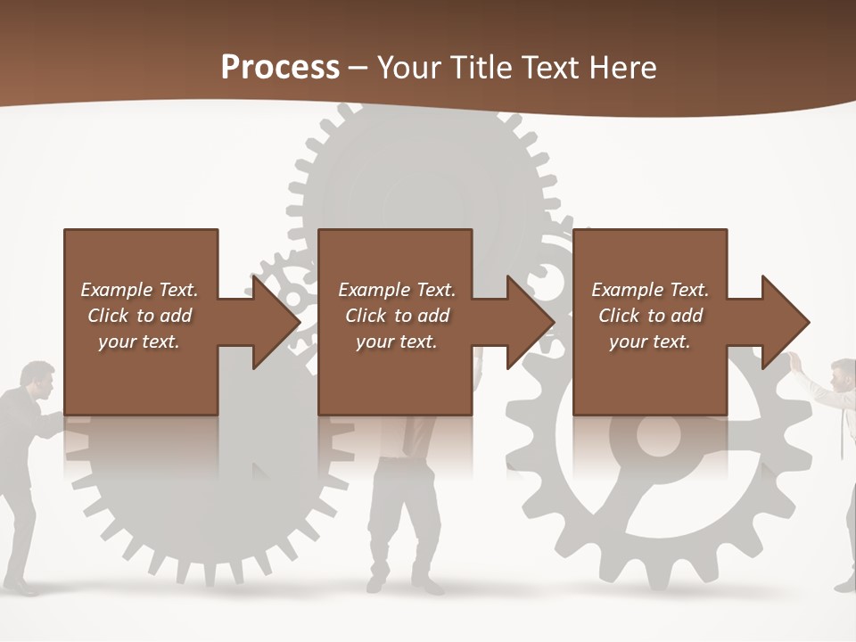 Team Work On The Project PowerPoint Template