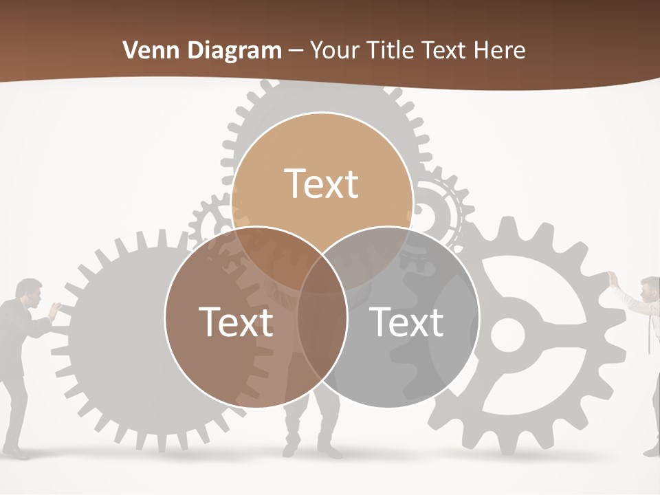 Team Work On The Project PowerPoint Template