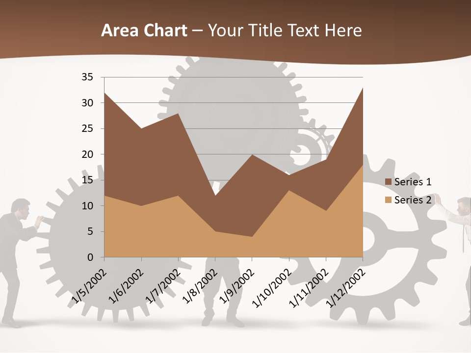 Team Work On The Project PowerPoint Template