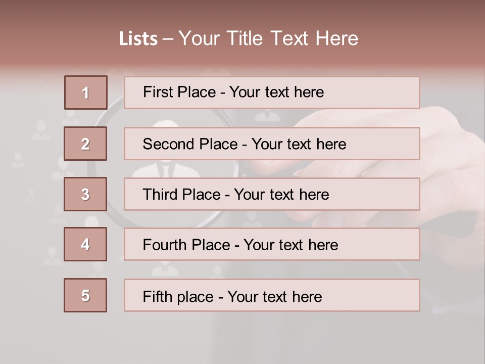 Search For A Person PowerPoint Template