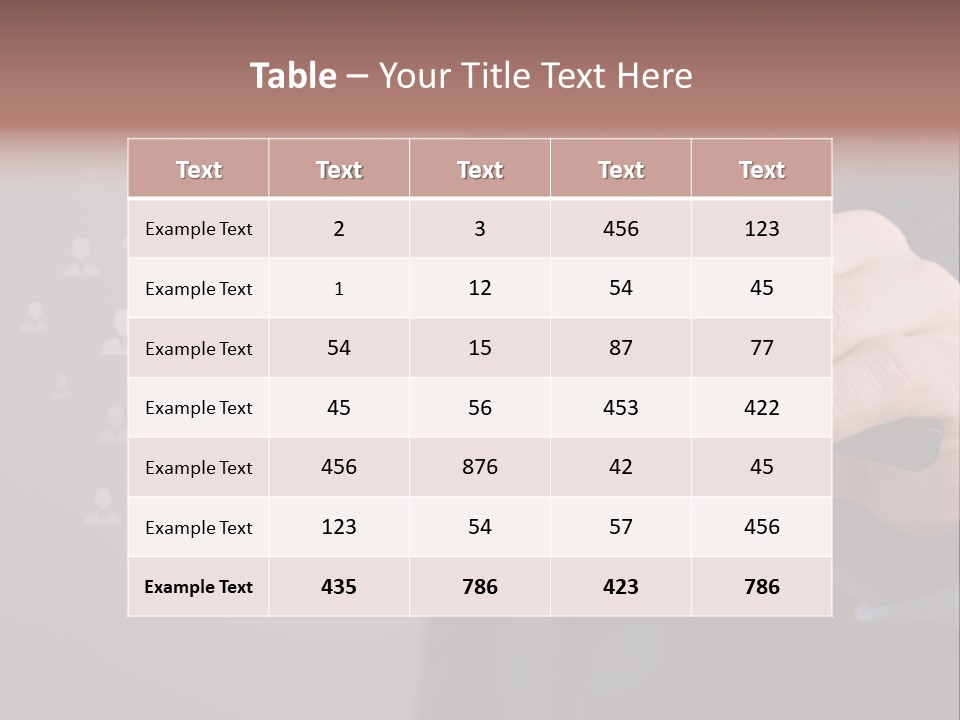 Search For A Person PowerPoint Template