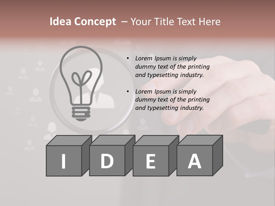 Search For A Person PowerPoint Template