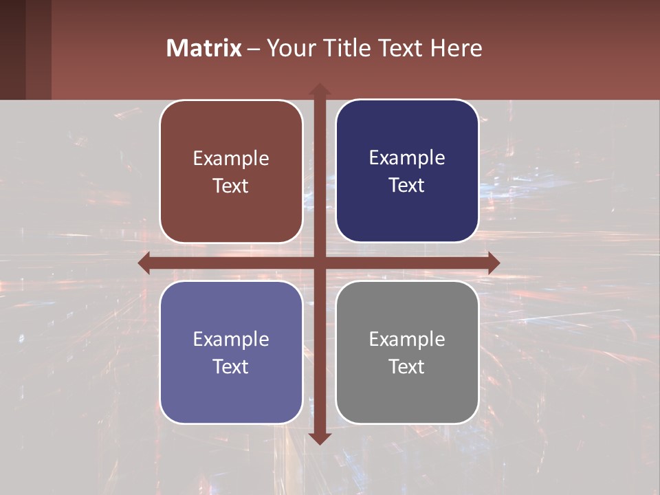 Night Photo Of The City With High Shutter Speed PowerPoint Template
