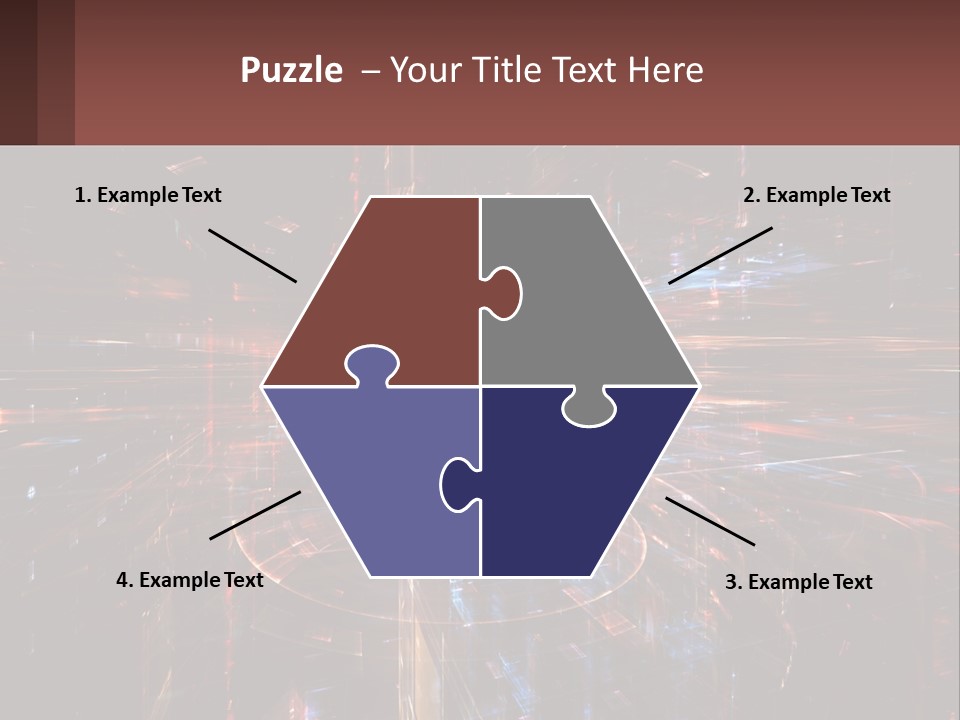 Night Photo Of The City With High Shutter Speed PowerPoint Template