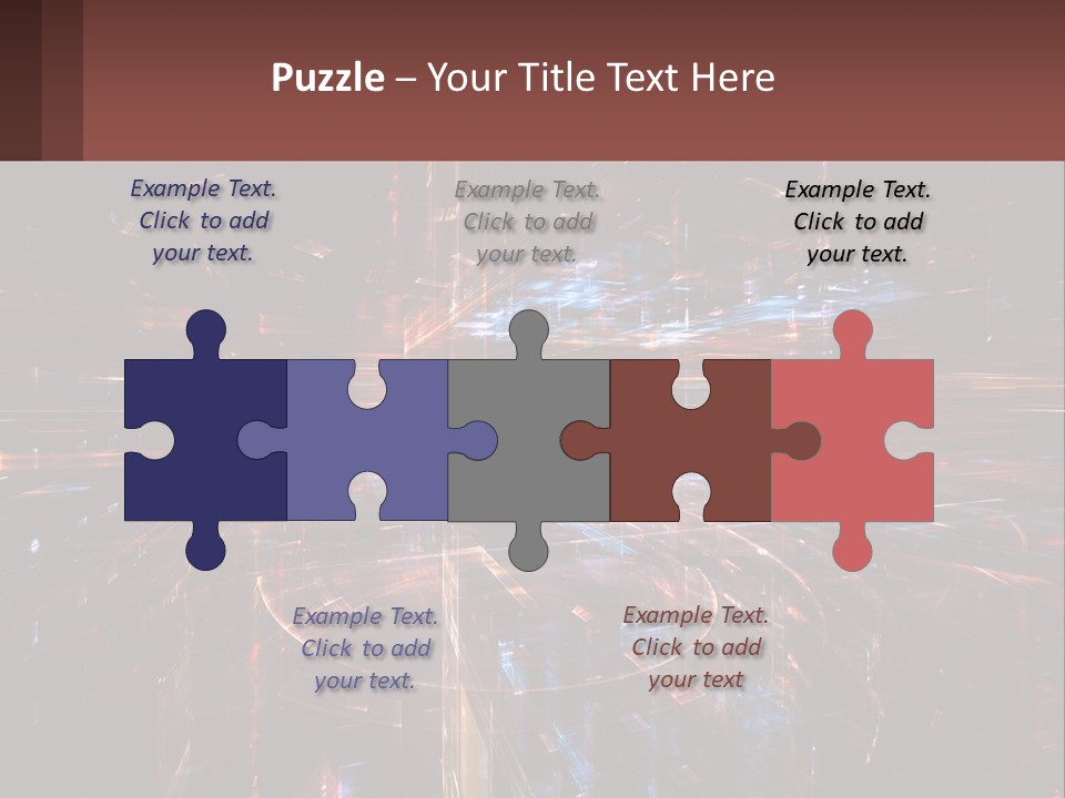 Night Photo Of The City With High Shutter Speed PowerPoint Template