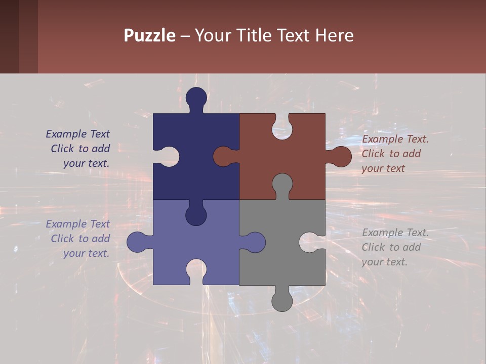 Night Photo Of The City With High Shutter Speed PowerPoint Template