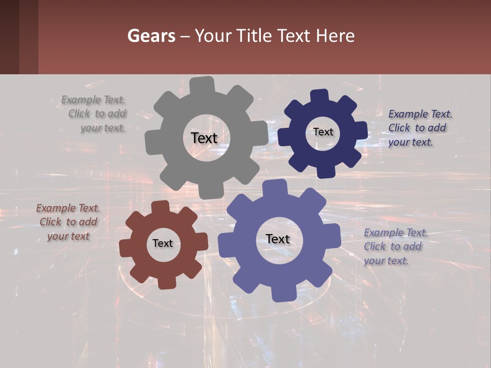 Night Photo Of The City With High Shutter Speed PowerPoint Template