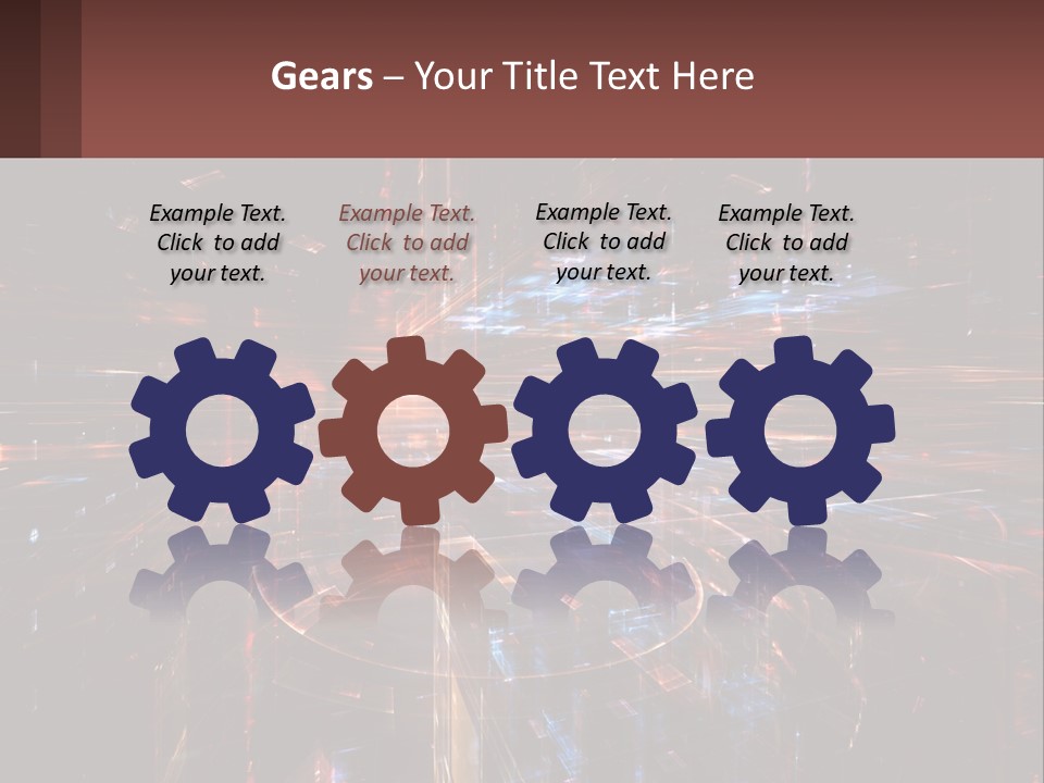 Night Photo Of The City With High Shutter Speed PowerPoint Template