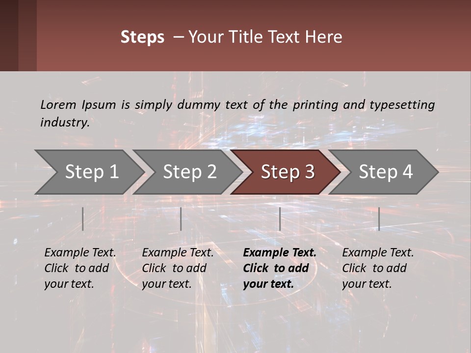 Night Photo Of The City With High Shutter Speed PowerPoint Template