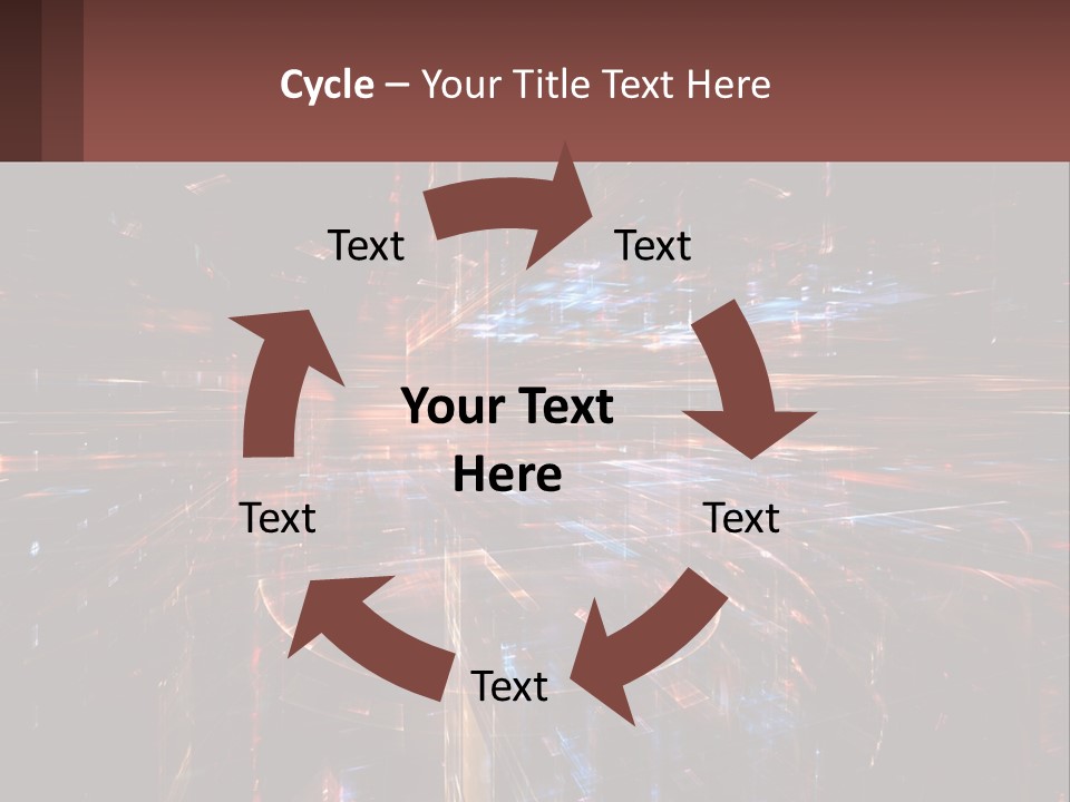 Night Photo Of The City With High Shutter Speed PowerPoint Template