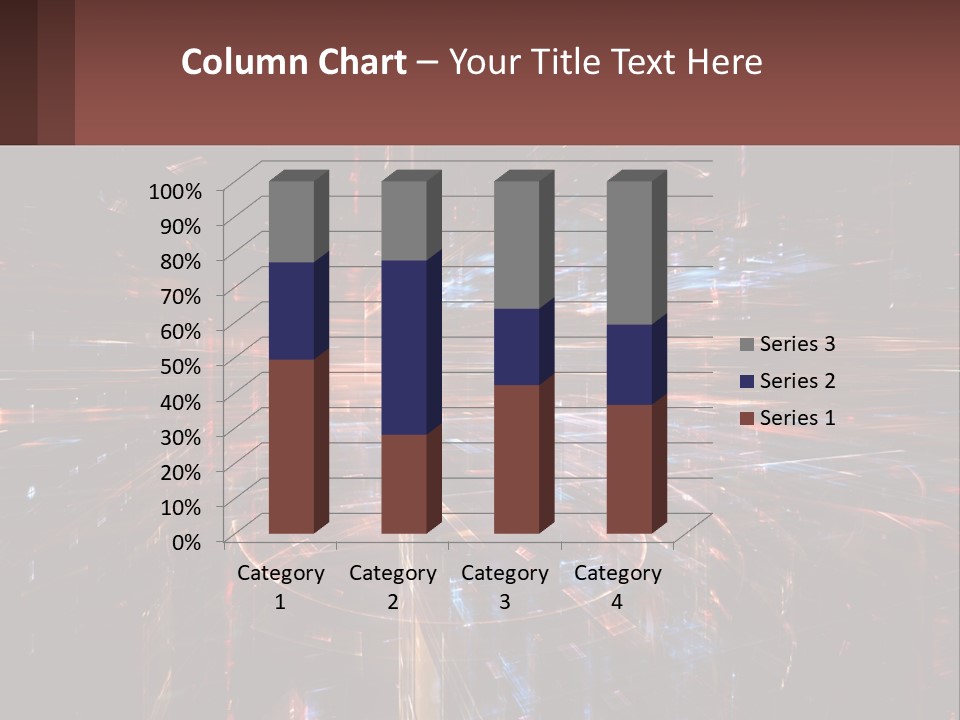 Night Photo Of The City With High Shutter Speed PowerPoint Template