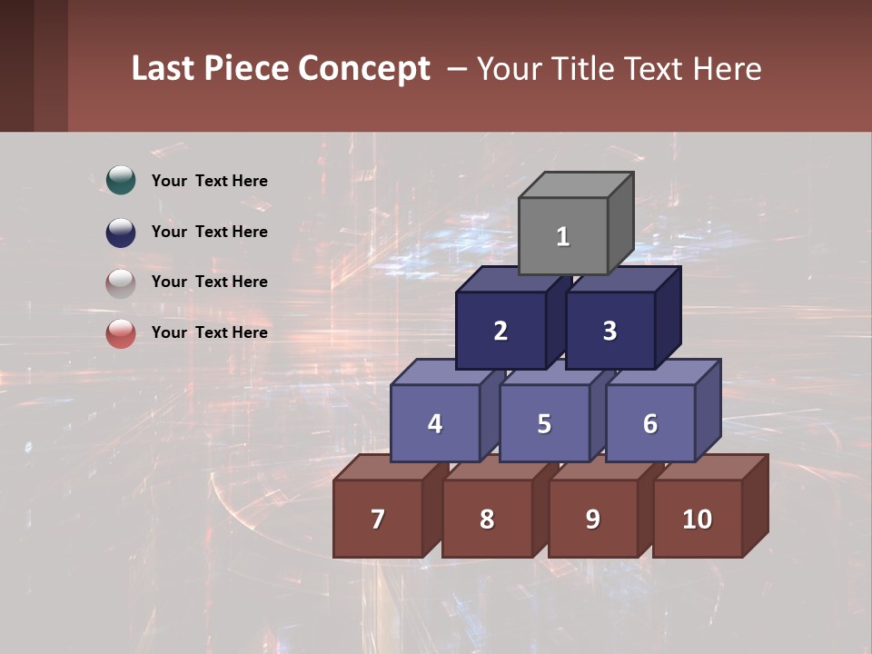 Night Photo Of The City With High Shutter Speed PowerPoint Template