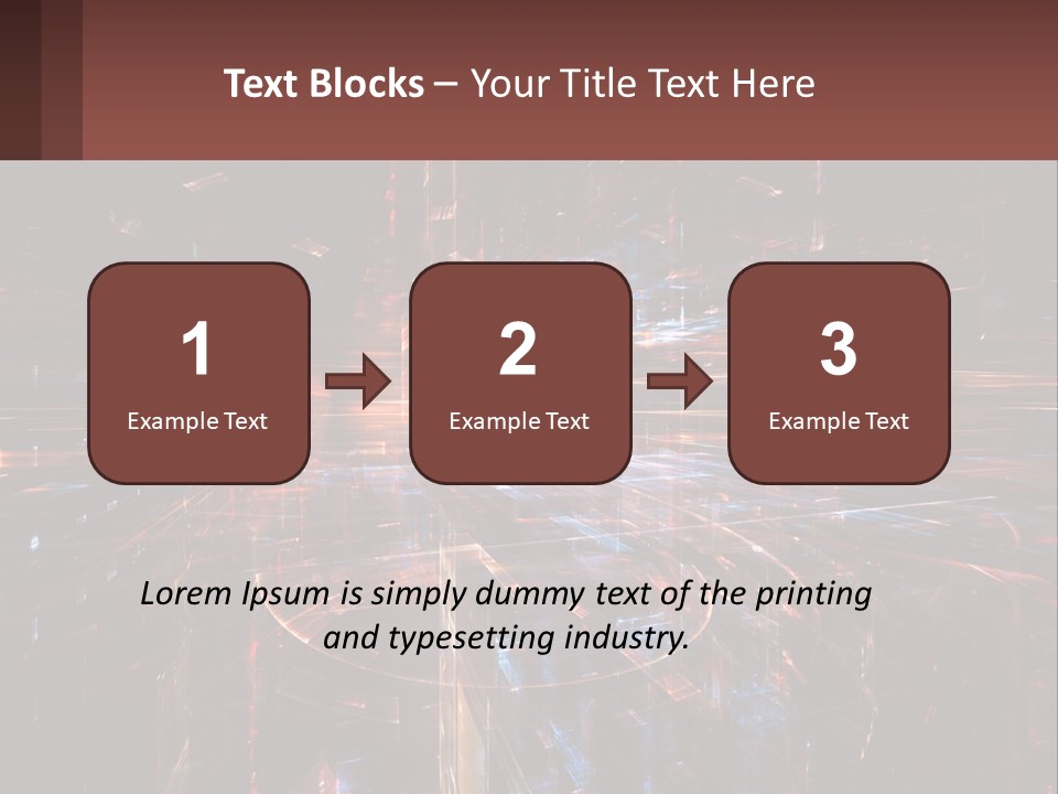 Night Photo Of The City With High Shutter Speed PowerPoint Template